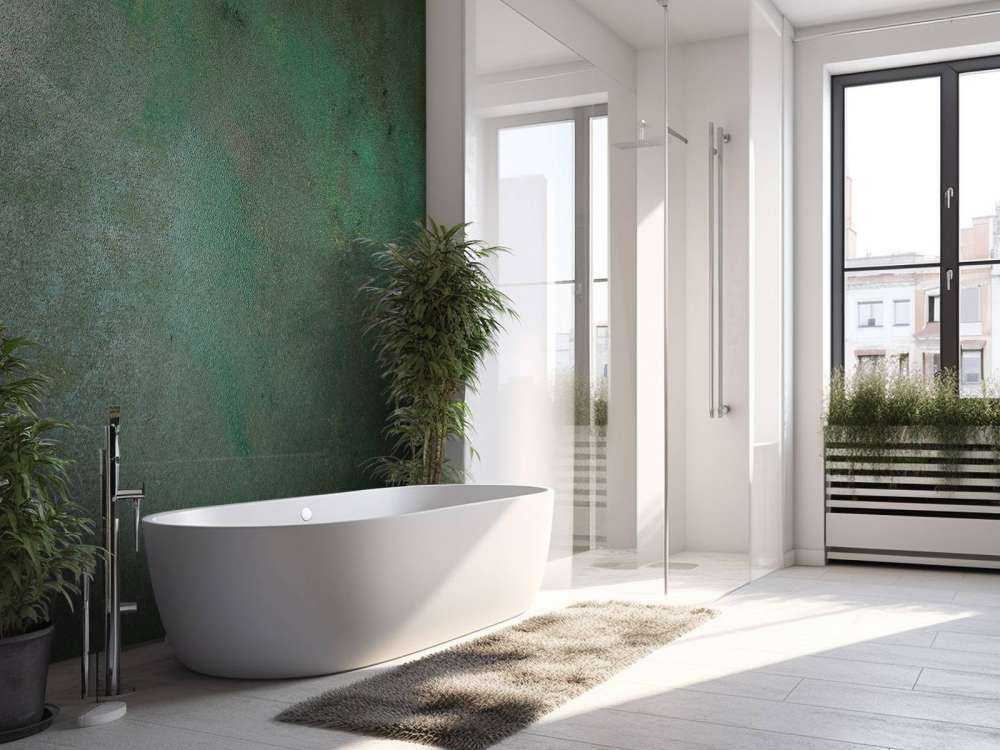 Stal z zielonkawym odcieniem